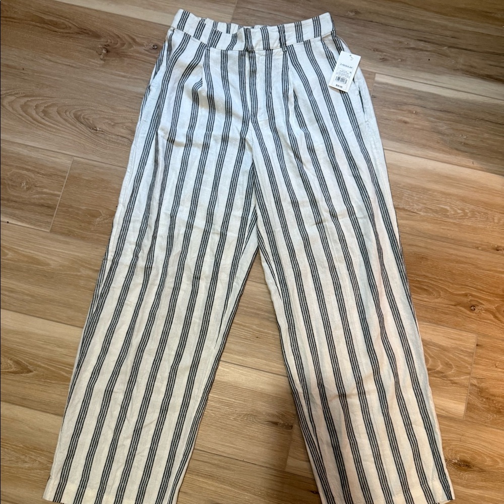 Never worn striped summer pants